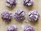 Ube Crinkle Cookies (Filipino Purple Yam Cookies)