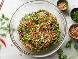 Vietnamese Rice Noodle Salad w/ Chicken