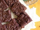 Nutella Stuffed Chocolate Courgette Brownies