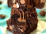 Overloaded Chocolate Party Brownies