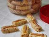 Bake Along #57 (cny Cookies) - Three Cheese Cookies (Kaasstengels -  Eggless)