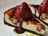 Bake Along #78 Nutella Swirled Cheesecake with Nutella Fudge Sauce