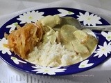 Indonesian Style Chicken Rice In Coconut Sauce (Nasi Ayam Semarang)