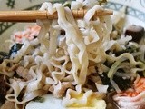 Longevity Noodles With Superior Stock and Eggs