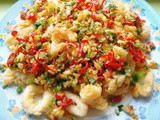Spicy Garlic Fried Crispy Squid