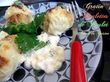 Gratin of chicken meatballs choumicha