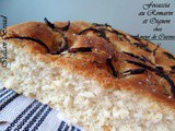 Onion and rosemary focaccia