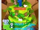 Animal tier cake for Arkan