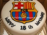 Barcelona cake for Mayang
