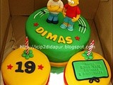 Bart Simpson Birthday Cake for Dimas
