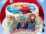 Frozen cake for Princess Clara