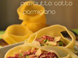 Caccavelle gluten free con Piselli, Prosciutto Cotto e Parmigiano