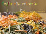 Stelle filanti o Tagliatelle in 5 colori con sughetto multicolor