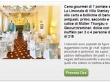 Cena gourmet Groupon di 7 portate al Ristorante La Limonaia di Villa Stanley di Sesto Fiorentino (fi)