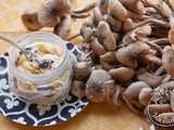 Lasagne Filotea con zucca e funghi chiodini in vasocottura