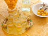Liquore di mandarini cinesi o kumquat