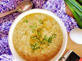 Egg drop soup “zuppa di gocce d’uovo”, tipica della cucina cinese