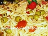 Linguine piccanti con tonno e olive