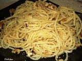 Maccheroni lunghi (spaghetti) al pangrattato da Quaresima dell’ Artusi