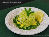 Σαλατα με ωμο κολοκυθακι // insalata di zucchine crude