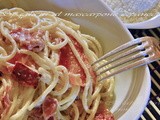 Σπαγγετι με μασκαρπονε και μπεϊκον  ♦♦  spaghetti al mascarpone e pancetta
