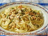 Spaghetti al salmone e aneto  *****  σπαγκεττι με σωλομο και ανηθο