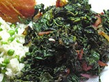 Braised Kale with Bacon