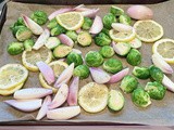 Sheet Pan Chicken, Sausage, and Brussels Sprouts