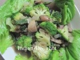 Broccoli - Mushroom Stir Fry