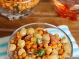 Chana chat (chole chat) – chickpeas salad recipe