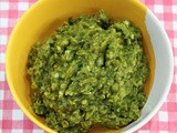 Green chilli chutney recipe - how to make green chilli chutney