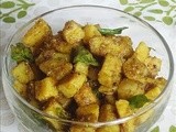 Kandagadda Vepudu Recipe | Elephant Yam Roast | South Indian yam fry