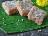 Coconut & Condensed Milk Burfi (Thengai Barfi)