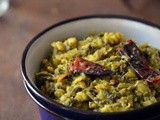 Mullangi Keerai Kootu / Radish Greens Poriyal - Simple Lunch Recipes