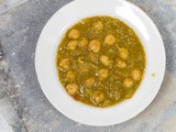 Palak Chole Masala / Spinach & Chickpeas Curry