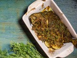 Tandoori Pomfret flavored with Dill Leaves (Baked & Stove-top Versions)