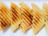Curd Veggie Sandwich Recipe “Healthy & Yummy”