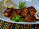 Dhaba Style Green Masala Fish Fry (Herbed Spicy Fish Fritters)