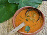 Kerala Style Colocasia Stem Curry (Chembu Thaal Curry)