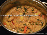 Vegetable Korma – Navratan Style (Vegan, Paleo)