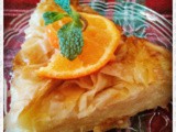 Mandarine syrup pie