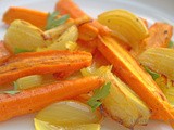 Slow Roasted Carrots & Onions with Turmeric