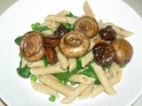 Easy Balsamic ‘Shrooms and Pasta