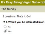 New Vegan Business Survey