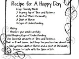 A Recipe For a Happy Day