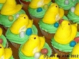 Peeps Chicks Cupcakes