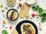Hummus sa pavlakom i pečurkama