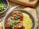 Osso buco with risotto milanese