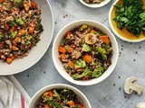 Salata sa heljdom i brokolijem / Buckwheat Salad With Roasted Sweet Potatoes and Broccoli