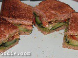 Vegetable Toast Sandwich